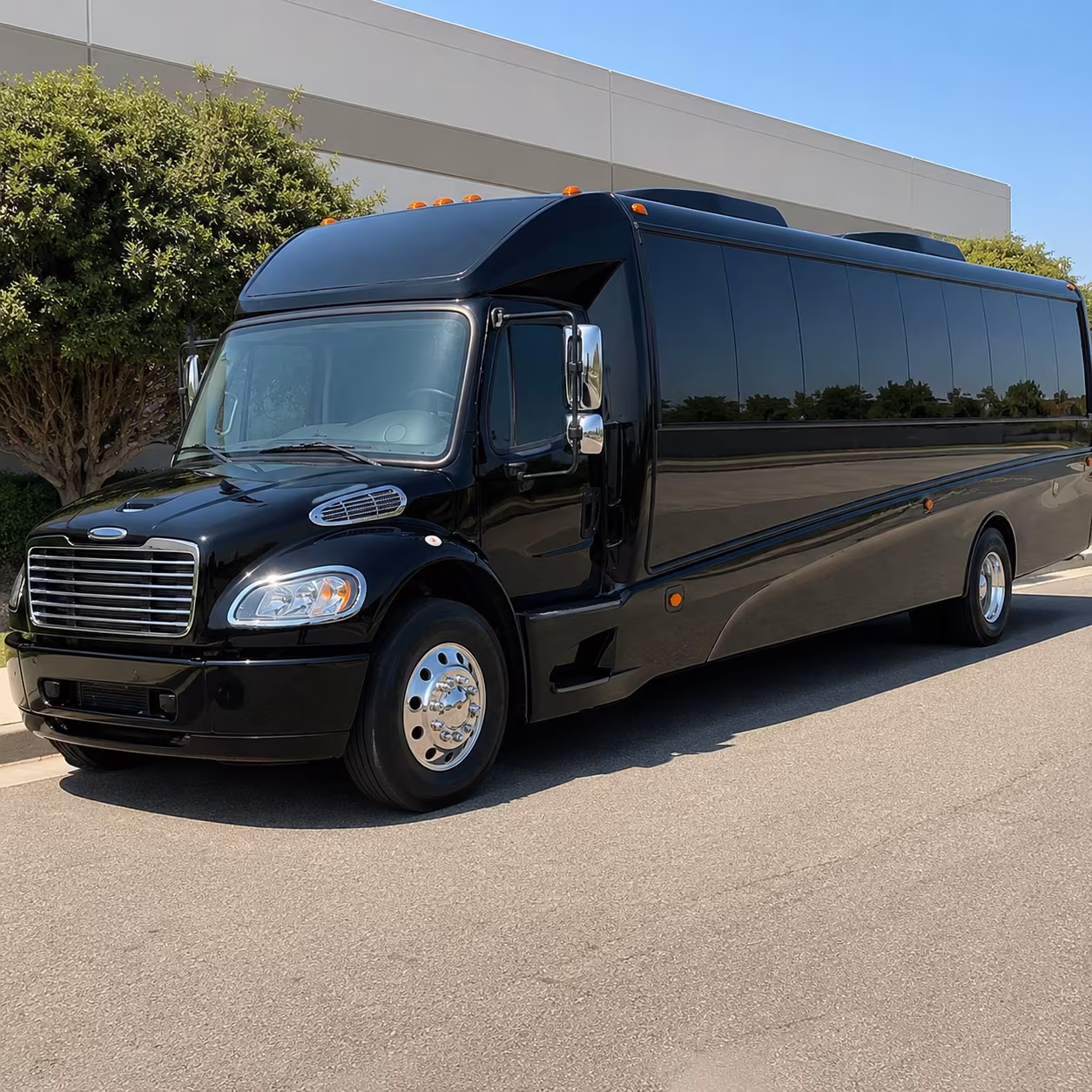 Las Vegas Airport Shuttle & Transportation party bus interior
