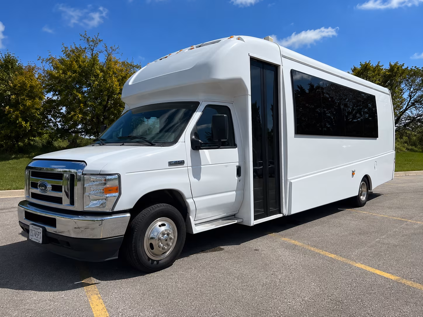Las Vegas Private Event Transportation party bus exterior