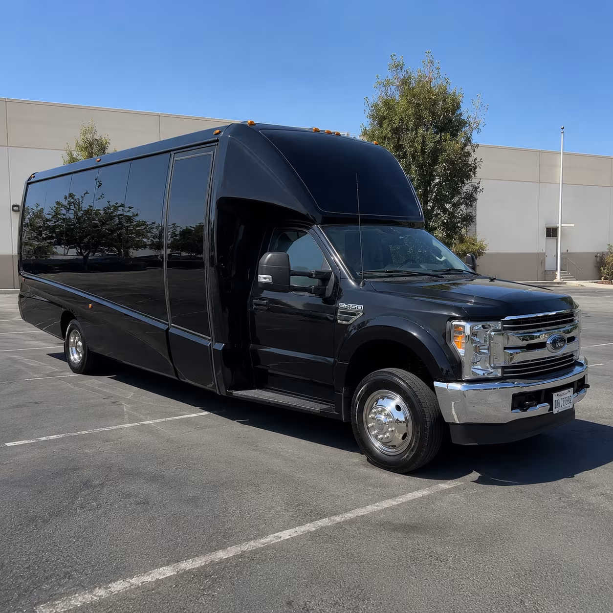 Las Vegas Private Event Transportation party bus exterior