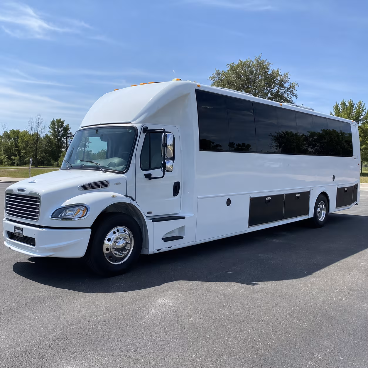 Las Vegas Private Event Transportation party bus exterior