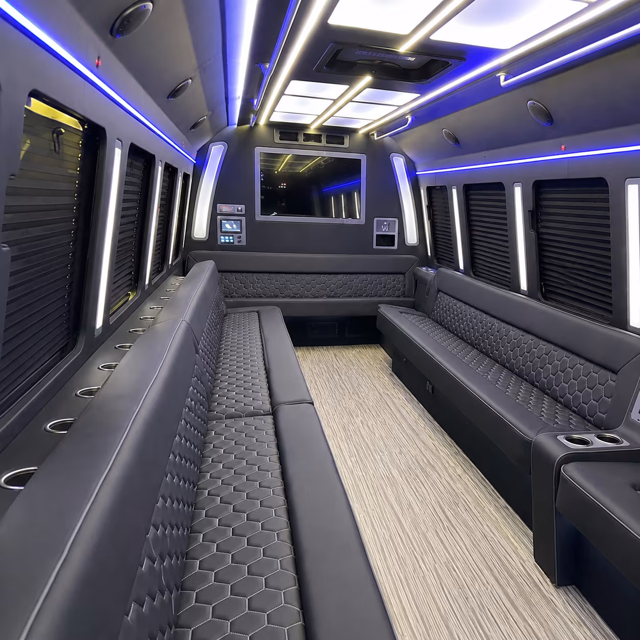 Las Vegas Prom & Homecoming Transportation party bus exterior