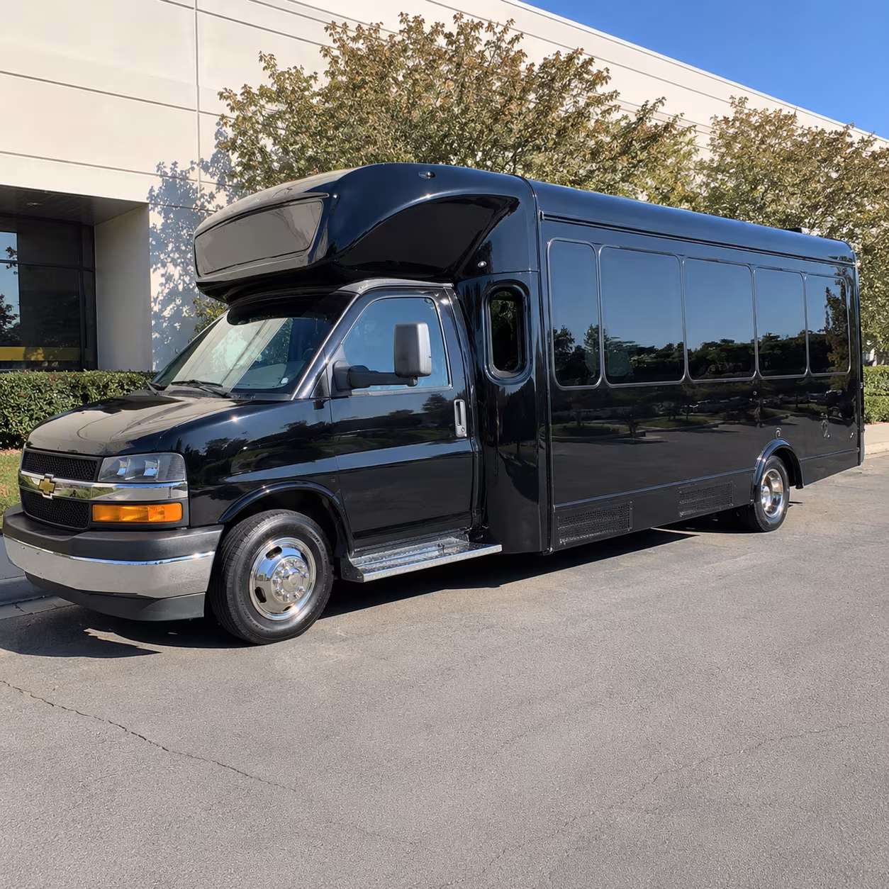 Las Vegas Prom & Homecoming Transportation party bus exterior