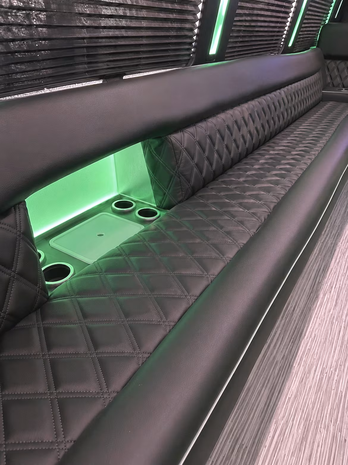 Las Vegas Prom & Homecoming Transportation party bus interior