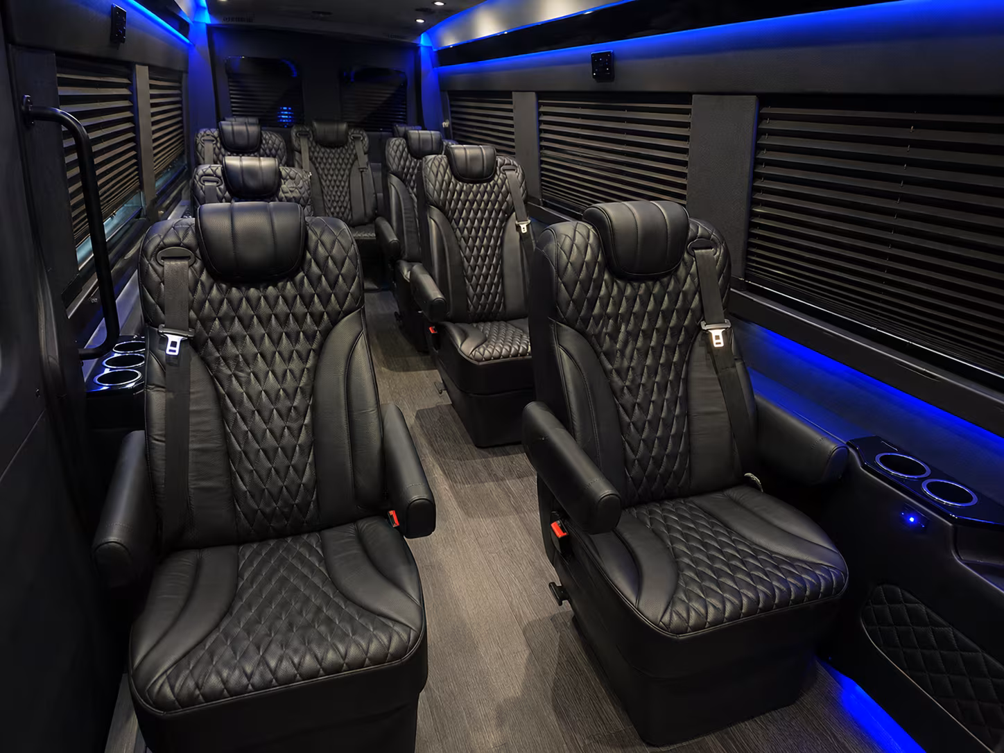 Las Vegas School Event Transportation party bus exterior