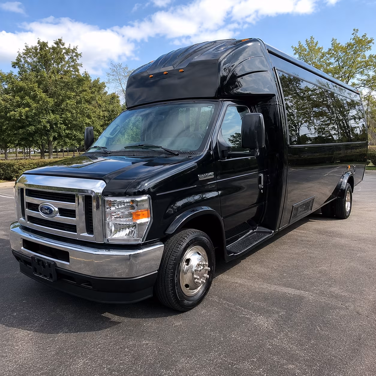 Las Vegas Sporting Event Transportation party bus exterior