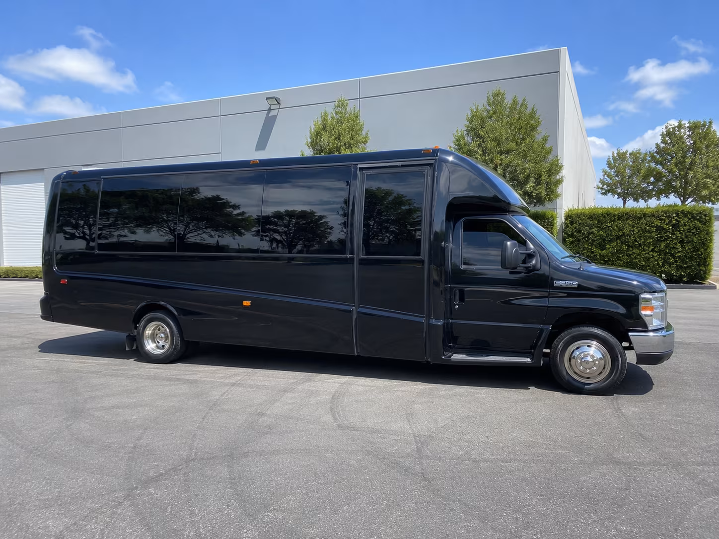 Las Vegas Wedding Transportation party bus exterior
