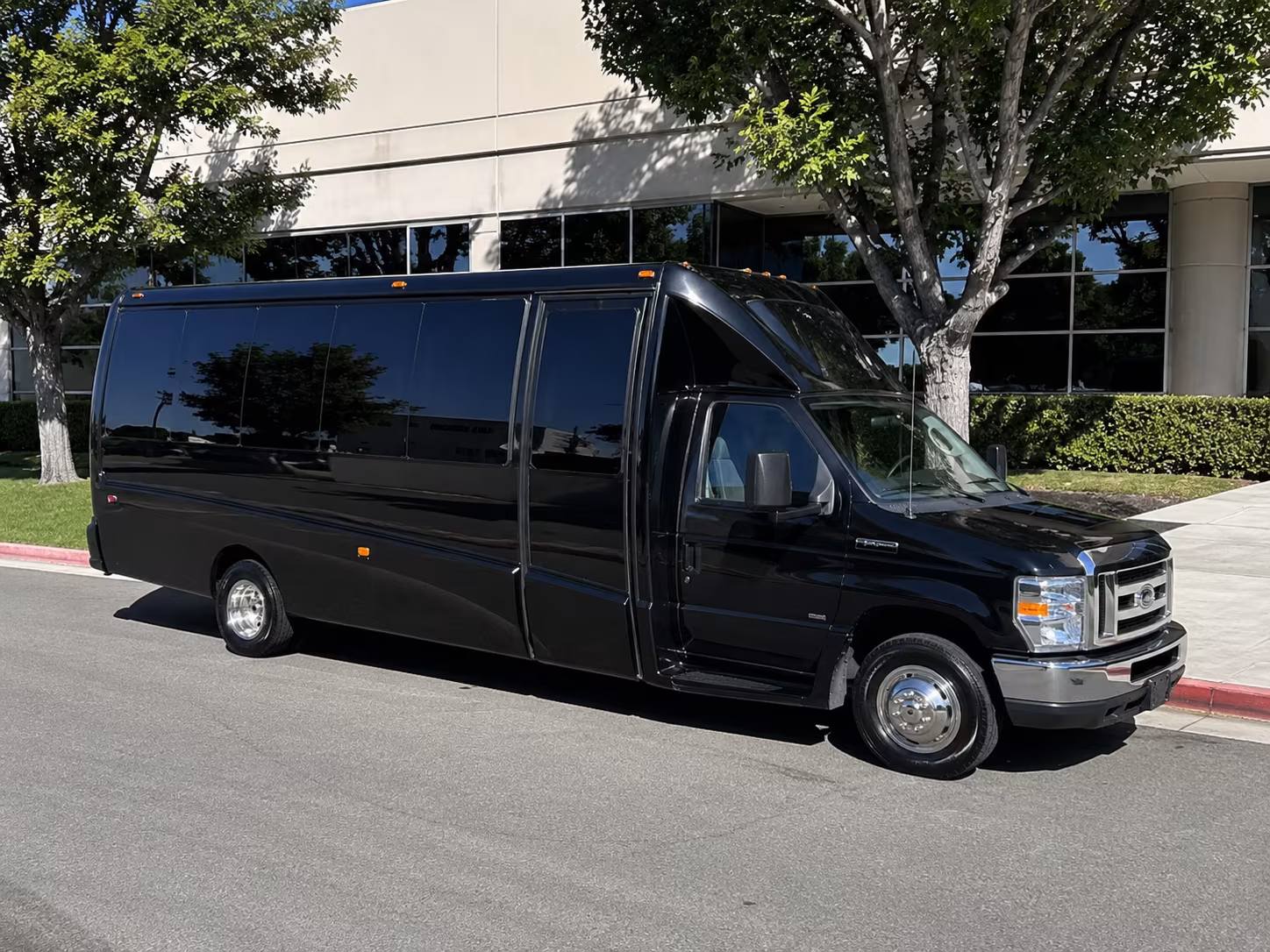 Las Vegas Wedding Transportation party bus exterior