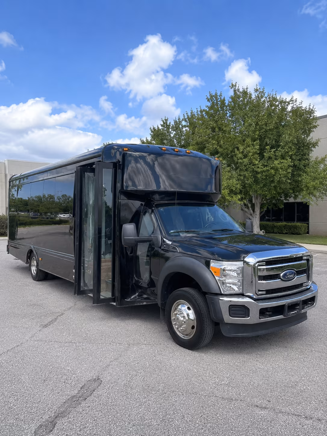 Las Vegas Wedding Transportation party bus exterior