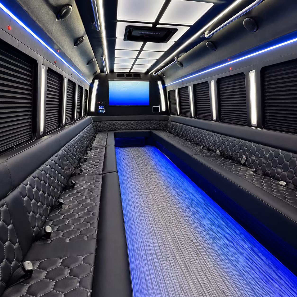 Las Vegas Winery Tour & Pub Crawl Transportation party bus exterior